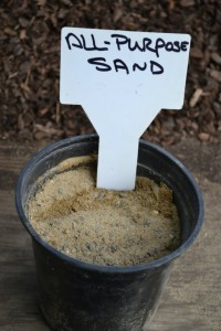 Can I use all purpose sand for rooting cuttings.
