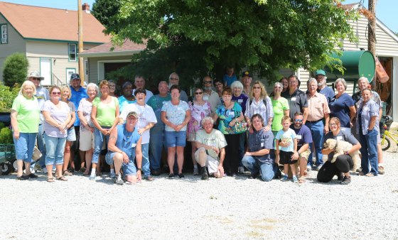 Just a handful of our members at our summer get together 2016.