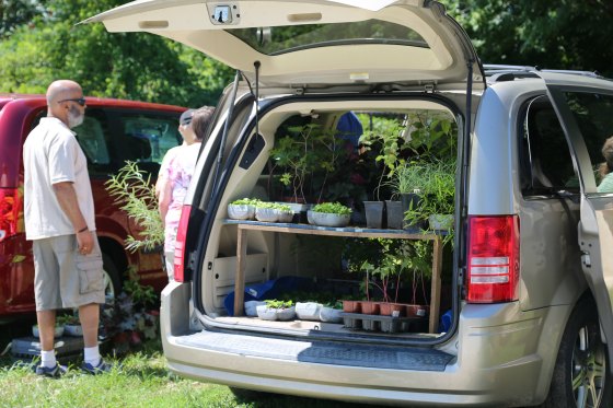 You really can fit a lot of plants in a van. Just ask Roger!