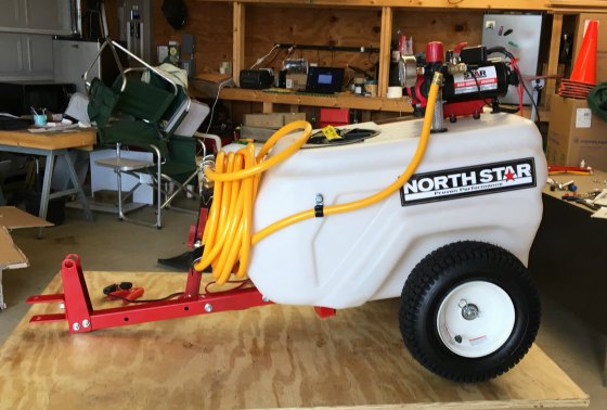 NorthStar High pressure tree/orchard sprayer.